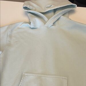 Aritzia womens Light Blue Hoodie sweat fleece cozy fleece Perfect fit